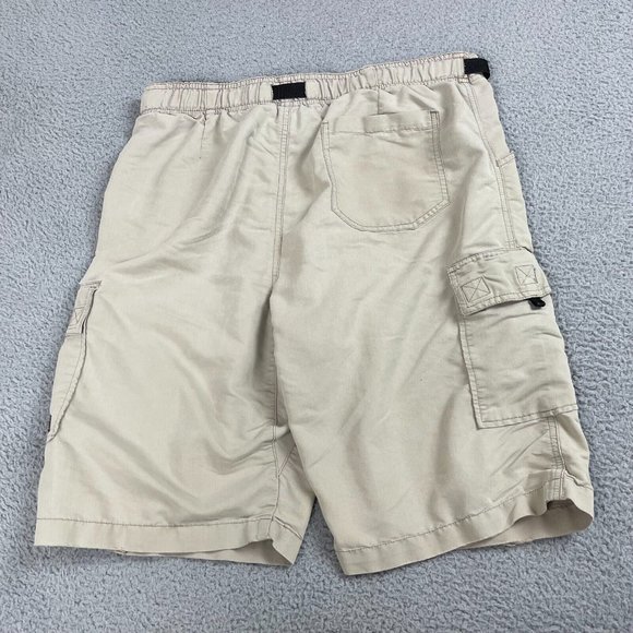 Vintage prAna Shorts Men's Size XL Beige Belted‎ 90's Used - Picture 6 of 9